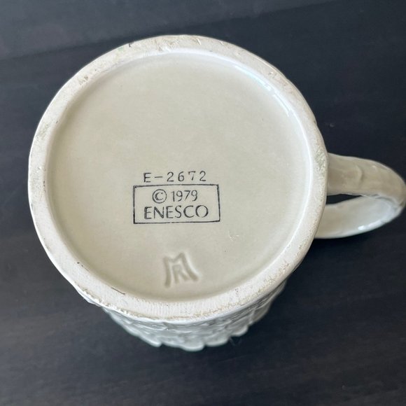 1979 Enesco Owl in Tree-Shaped Mug // E-2672 // Vintage Christmas - Picture 6 of 6